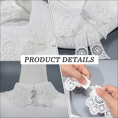 Polyester Women's False Collar DIY-WH20048-074H-1