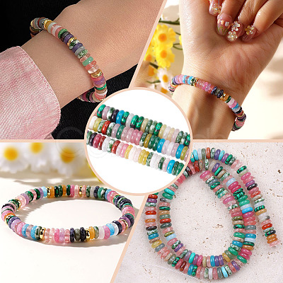 1 Strand Mixed Stone Beads Strands G-ME0001-25-1