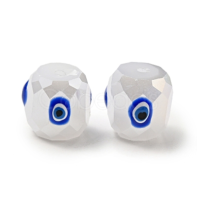 Opaque Glass Beads GLAA-F121-02E-1