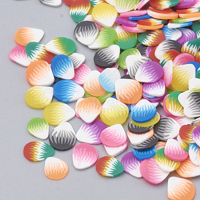 Handmade Polymer Clay Cabochons X-CLAY-T011-08-1