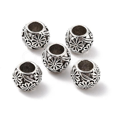 Tibetan Style Alloy Beads PALLOY-C154-31AS-1