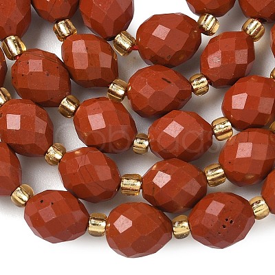 Natural Red Jasper Beads Strands G-F809-A50-01-1