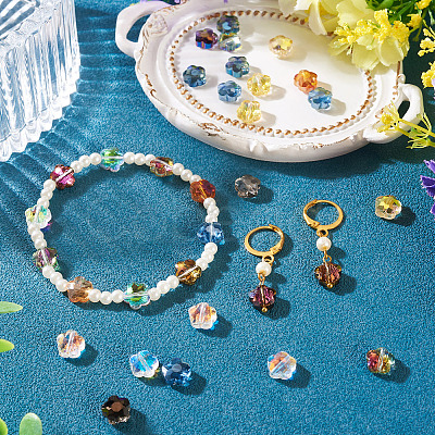 20Pcs Transparent Glass Beads GLAA-TADJ0001-08-1