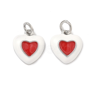 Brass Enamel Pendants KK-B170-01P-03-1