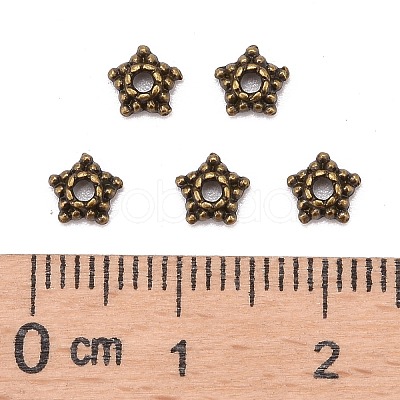 Tibetan Antique Bronze Metal Caps X-MLF1227Y-1