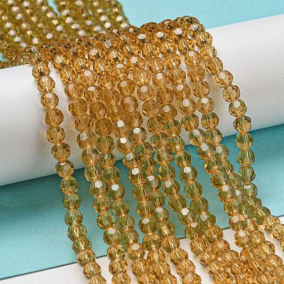 Transparent Glass Beads Strands EGLA-A035-T4mm-D17-1