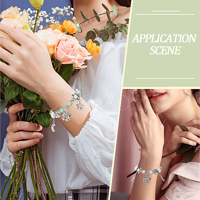 DIY Bowknot flower Bracelets Making Kits DIY-SC0029-55-1