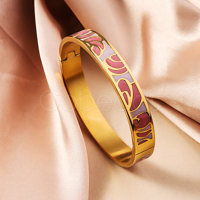 304 Stainless Steel Enamel Bangles FS-WG30162-12-1