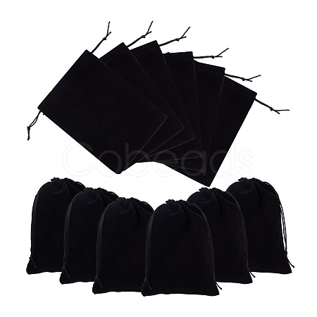 Velvet Packing Pouches Drawstring Bags ABAG-WH0046-30A-1