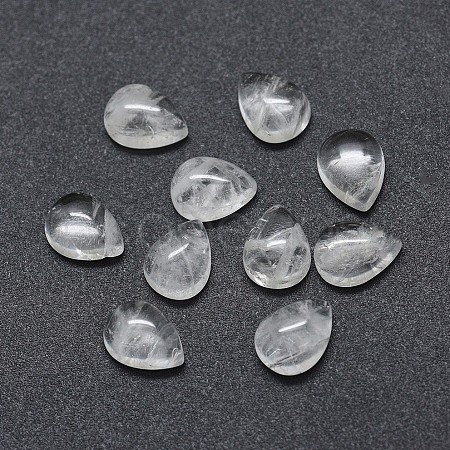 Natural Quartz Crystal Cabochons G-O175-22-18-1