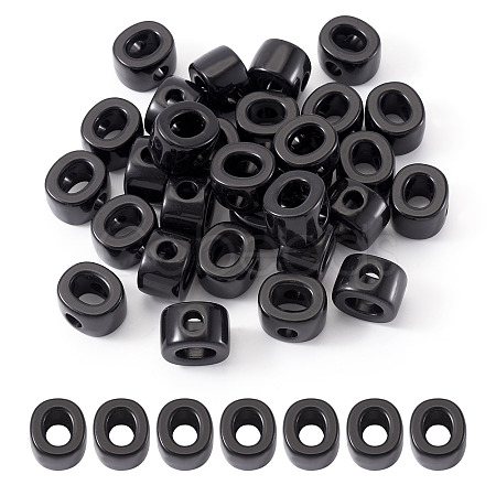 Acrylic European Beads OACR-TAC0013-14O-1
