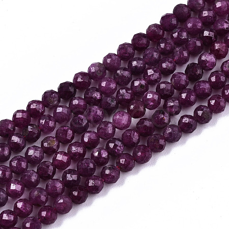 Natural Ruby Beads Strands G-S362-077-1