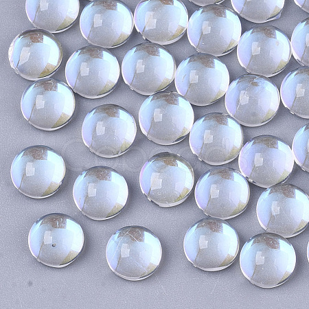 Transparent Glass Cabochons EGLA-N004-03D-01-1