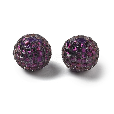 Acrylic Rhinestone Beads OACR-D307-01G-20mm-1
