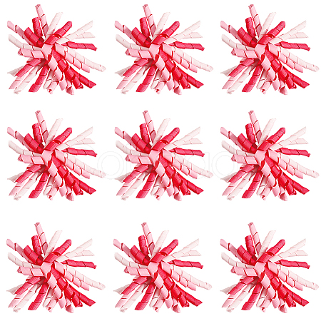 Polyester Self-Adhesive Curly Bows Gift Wrap Accessory DIY-WH20013-58D-1