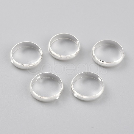 Brass Beads Frames KK-O133-014E-S-1