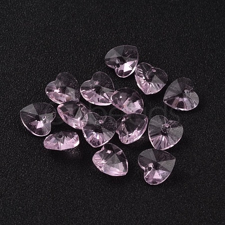 Romantic Valentines Ideas Glass Charms G030V14mm-02-1