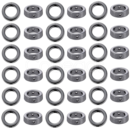 60Pcs Non-Magnetic Synthetic Hematite Beads G-BBC0001-55-1