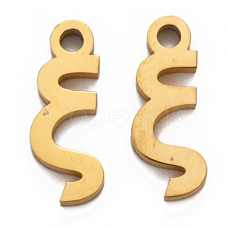 Ion Plating(IP) 304 Stainless Steel Pendants STAS-A045-06G-1