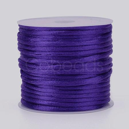 Nylon Satin Rattail Cords NWIR-L006-2mm-08-1