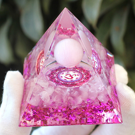 Orgonite Pyramid Resin Energy Generators PW-WG94568-11-1
