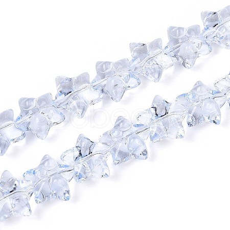 Baking Paint Glass Beads Strands DGLA-N017-01E-1