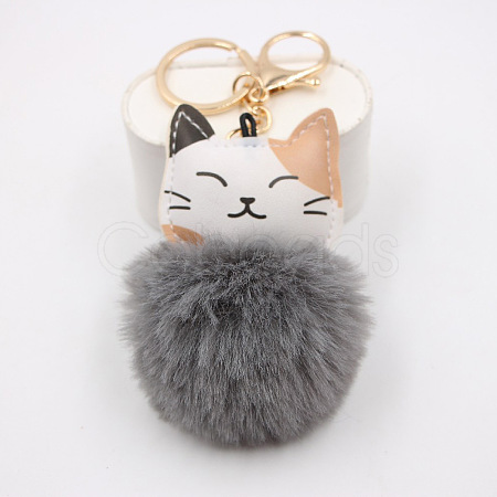 Cute Cat Keychain Plush Pendant for Bags and Wallets ST2511733-1