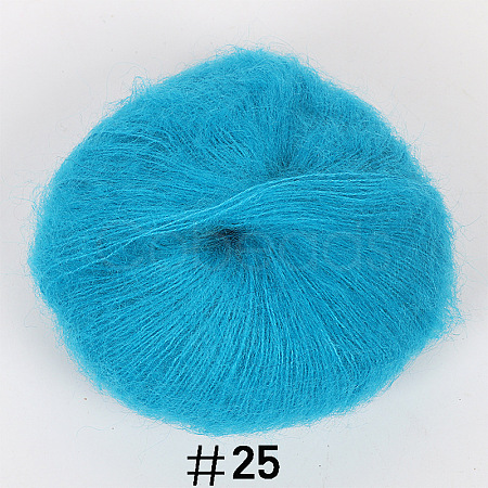 25g Angora Mohair Wool Knitting Yarn PW22070138857-1