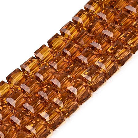 Transparent Glass Beads Strands LS-GLAA-R041-8x8mm-A08-1