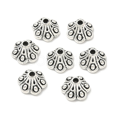 Tibetan Style Bell Filigree Bead Caps X-TIBE-A23845-AS-FF-1