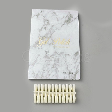 Paper with Plastic Practice False Nail Tips MRMJ-WH0201-010-1