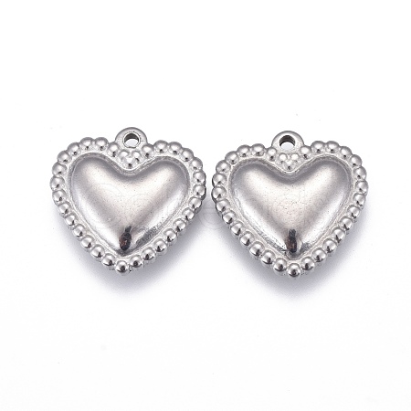 Non-Tarnish 304 Stainless Steel Charms STAS-F249-34P-1