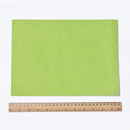 Polka Dot Pattern  Printed A4 Polyester Fabric Sheets DIY-WH0158-63A-04-1