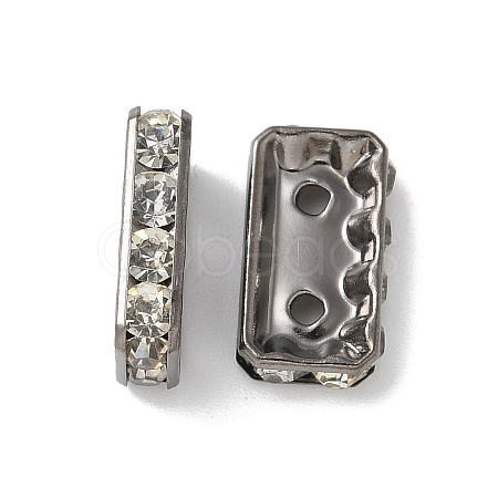 Brass Rhinestone Beads KK-U057-12B-1