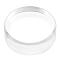 Flat Round Transparent Acrylic Display Bases, for Photography Props Decoration, Clear, 75x25mm