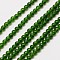 Natural Taiwan Jade Round Beads Strands, Dyed, 2mm, Hole: 0.8mm, about 150pcs/strand, 15.3 inch