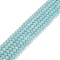 Grade A Natural Amazonite Beads Strands, Round, 8~8.5mm, Hole: 1mm, about 45~47pcs/strand, 15.16~15.35 (38.5~39cm)