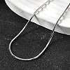1.5MM 304 Stainless Steel Snake Chain Necklaces for Women Men LS-STAS-V011-04C-P-2