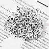 Craft White Acrylic Beads MACR-YW0001-13-2