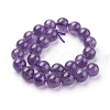 Natural Amethyst Beads Strands X-G-G099-8mm-2-2