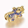 Alloy Enamel Beads PALLOY-L213-01G-3