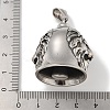 304 Stainless Steel Big Pendants STAS-Z097-01AS-03-3