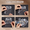 Tableware Theme Waterproof Self Adhesive Stamping Stickers Sets DIY-WH20014-05C-6