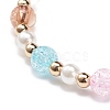 Colorful Alloy Enamel Cute Charms Bracelet BJEW-JB08661-03-6