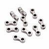 Tarnish Resistant 201 Stainless Steel Bead Spacer Bars STAS-R064-41-2