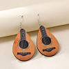 Wood Dangle Earrings for Women WG26A13-07-3