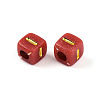 Plating Acrylic Beads OACR-N140-01I-I-2