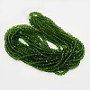 Faceted(32 Facets) Round Glass Beads Strands X-EGLA-J042-4mm-11-2