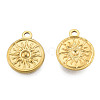 Ion Plating(IP) 201 Stainless Steel Pendants STAS-N098-223LG-1