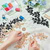 6Pcs 3 Colors Plum Blosssom Cotton Computerized Embroidery Sew on Patches PATC-NB0001-08B-3